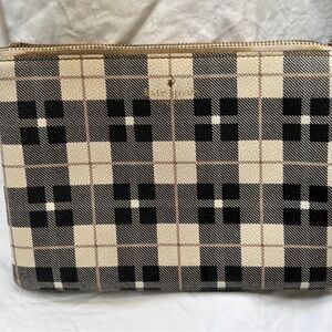 Kate Spade Plaid Black and Cream Women’s Bag